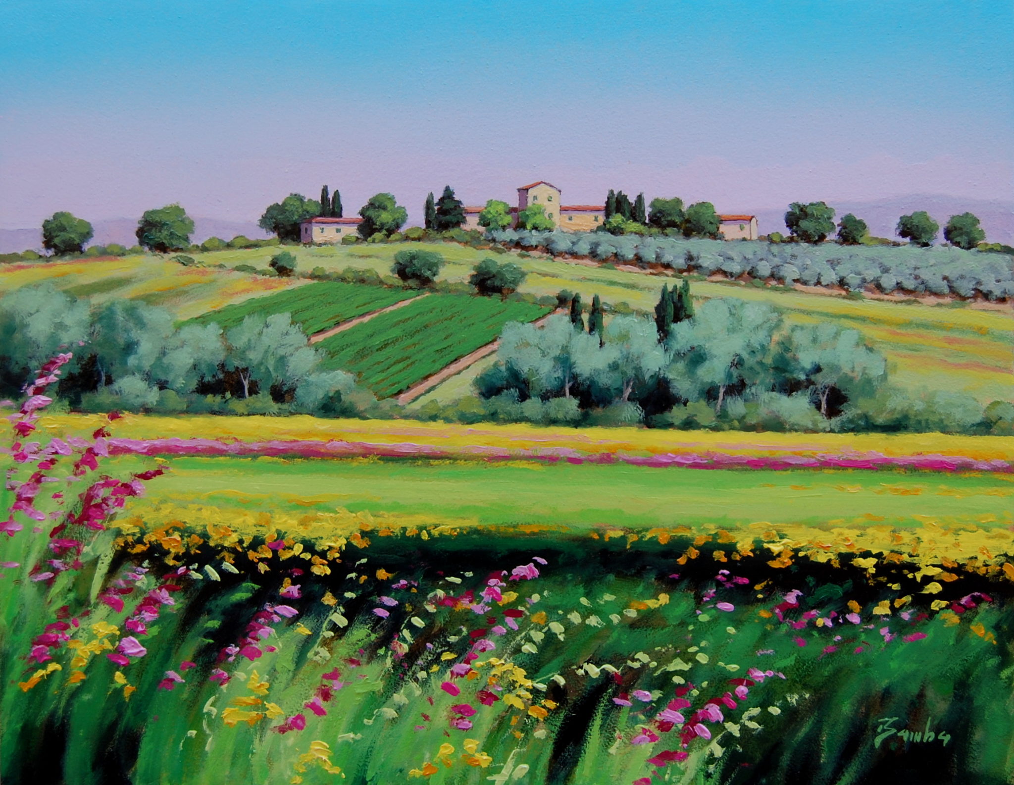 campagna in fiore